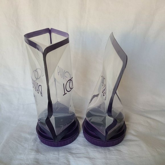 2 x Reusable Portable Beverage Snack Storage Jar Pouches Camping Space Saving - Picture 4 of 11